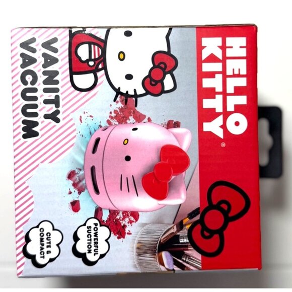 Hello Kitty Vanity Vacuum - Adorable & Compact Desktop Cleaning Tool For Spills - Picture 1 of 6